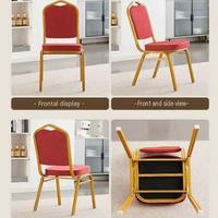 Chaise personnalisée pour restaurant, robuste, empilable, idéale pour banquets, mariages et événements, chaise de banquet en gros