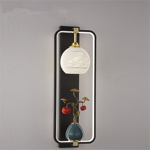 Lámpara de Pared de Estilo Chino para Salón de Té, Creativa y Personalizada, para Decoración de TV, Escaleras y Pasillos - Product Image 2