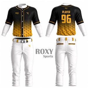 Vêtements de sport tendance, uniforme de baseball respirant, fabrication sur mesure professionnelle, ensembles d'uniformes de baseball personnalisés - Product Image 1