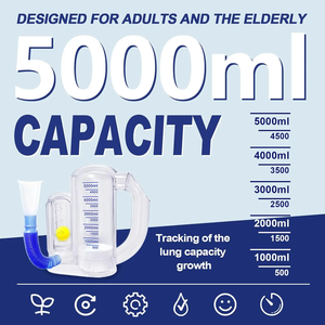 Haute qualité One Ball 5000ml entraîneur respiratoire exercice respiratoire spiromètre pour entraîneur respiratoire - Product Image 4