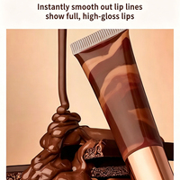Gloss à lèvres chocolaté effet verre hydratant longue tenue brillant Maquillage des lèvres OEM ODM Cosmétiques Marque Privée
