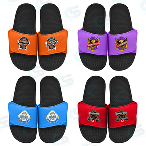 Greatslides Câu lạc bộ đội đỏ không trượt dép, thể thao Slide men của thể thao trượt, thiết kế Slide người đàn ông tùy chỉnh bãi biển dép - Product Image 2