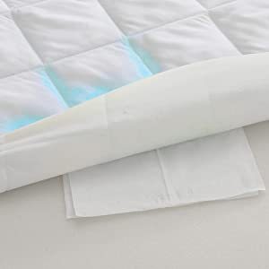 Su geçirmez yatak koruyucu nefes elmas desen kapitone gömme yatak örtüsü ile derin cep - Product Image 6