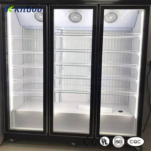 Refrigerador Vertical para Bebidas con Puerta de Vidrio e Iluminación LED, de <span class=keywords><strong>2</strong></span> <span class=keywords><strong>Puertas</strong></span>, con Descongelación Automática para Supermercados - Product Image 4