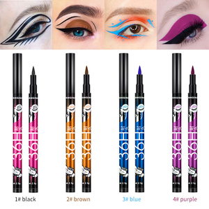 <span class=keywords><strong>Eyeliner</strong></span> liquide de couleur personnalisée cils de marque privée couleurs noir marron <span class=keywords><strong>bleu</strong></span> violet <span class=keywords><strong>eyeliner</strong></span> - Product Image 2