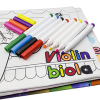 Coffrets de marqueurs lavables pour enfants, marqueurs textiles lavables promotionnels DIY, ensemble de stylos marqueurs pour tissu