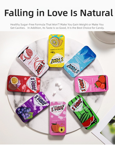 I 'mint Casual snack rinfrescante ricco di caramelle Aroma fruttato vitamina <span class=keywords><strong>C</strong></span> alito fresco gusto piacevole Suger caramelle pastiglie masticabili gratis - Product Image 5
