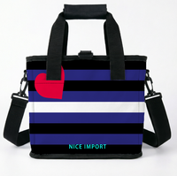 Sac isotherme Intersex (Phox Design) Rainbow Cooler Bag, pliable, pour le travail, le camping, étanche, avec bandoulière