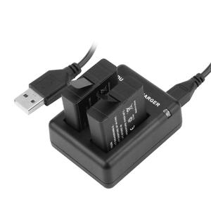 <span class=keywords><strong>Double</strong></span> port de chargement Hoshi, Station d'accueil USB, support de <span class=keywords><strong>chargeur</strong></span> + câble, pour <span class=keywords><strong>Gopro</strong></span> Hero 5, caméra d'action, <span class=keywords><strong>chargeur</strong></span> AHDBT-501 - Product Image 1