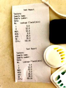 Gelişmiş EN136 tıbbi maske solunum ekshalasyon vana kaçak hava sızdırmazlık test cihazı - Product Image 3