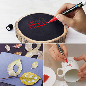 18PCS nước dựa trên Acrylic sơn Bút Đánh Dấu Highlighter <span class=keywords><strong>tip</strong></span> phẳng với mực vĩnh viễn - Product Image 6