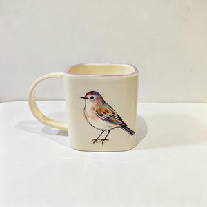 Özel el yapımı seramik kupa ile Handpainted <span class=keywords><strong>Nightingale</strong></span> kuş tasarımı-mükemmel tatil hediye - Product Image 6