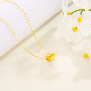 アラブ首长国连邦ダイヤモンドゴールドKゴールドシルバージュエリーブランドOEM専門ファッションペンダントネックレスオリジナリティ - Product Image 1