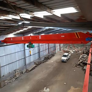 Single Girder Bridge <b>Crane</b> 5 Ton Warehouse Lifting Equipment With Wireless Remote Control - Product Image 1