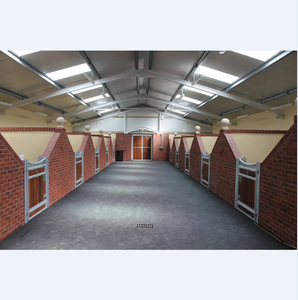 Structure en acier léger pour écurie de chevaux, cadre en acier préfabriqué, arène d'équitation intérieure, terrain équestre, écurie de chevaux portable, hall - Product Image 5