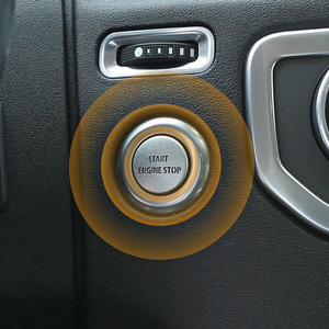 ปุ่มสตาร์ต/หยุดเครื่องสปอร์ตอลูมิเนียมอัลลอยด์สีแดงอุปกรณ์เสริมสติกเกอร์สำหรับ LR4แลนด์โรเวอร์เรนจ์สปอร์ตโรเวอร์ - Product Image 5