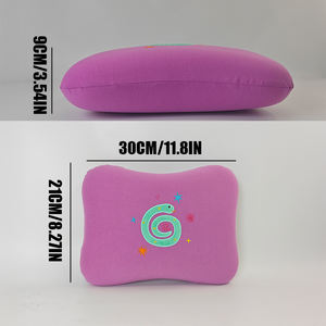 Oreiller cervical en mousse à mémoire de forme ergonomique personnalisé, portable et multifonctionnel pour le camping en plein air et les voyages-Rectangulaire pliable pour les enfants - Product Image 2