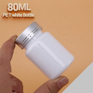 Trắng Pet Nhựa Chai Thuốc 100Ml 250Ml 200Ml Công Suất Vít Cap Thuốc Viên Nang Vitamin Container Rỗng Cho Chất Lỏng Sử Dụng - Product Image 2