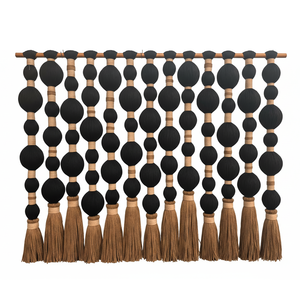 Tapicería de Macramé Esférica con Flecos Hechos a Mano, Decoraciones Geométricas para Colgar en la Pared, Artículos Decorativos para un Hogar Acogedor - Product Image 5
