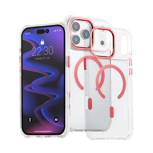 Funda Protectora KingSoul Transparente Antigolpes Serie PC+TPU con Electrochapado, Protección 360° para Negocios, Disipación de Calor, Teclas Laterales Metálicas - Product Image 5