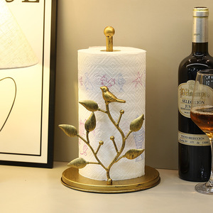 Mystic Arts Iron Tissue Holder <b>Stand</b> Metal Modern Simple Design For Home <b>Desktop</b> Kitchen Living Room Storage Rack - Product Image 4