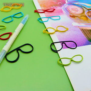 Papelería escolar <span class=keywords><strong>para</strong></span> estudiantes, 10 unids/set, gafas coloridas, Clip de papel, Clip de Metal, soporte <span class=keywords><strong>para</strong></span> <span class=keywords><strong>libros</strong></span> 810 - Product Image 2