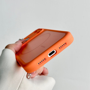 Funda de Silicona Magnética Mate S095 para Teléfono, Funda de Silicona Moderna para iPhone 16 17 18 Pro Max - Product Image 3