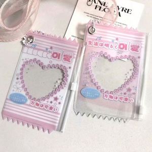 New Kpop Idol Custom Design PVC Plastic Photo Card Holder with Keychain Album Photo Card Holder With Prrotect Film - Product Image 6