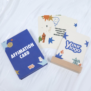 Manifestation Mental Health <span class=keywords><strong>Gift</strong></span>セルフケアポジティブマインドフルネスヒーリングマントラカード引き出しボックス付き - Product Image 4