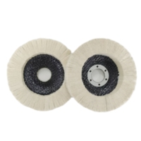Finition miroir Disque en feutre de 115mm Disque en feutre de laine Outil de polissage de miroir pour verre métal Non métallique Abrasif de qualité supérieure pour