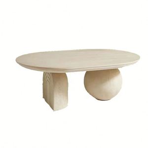 Table basse de salon en bois de style nordique créatif - Product Image 1