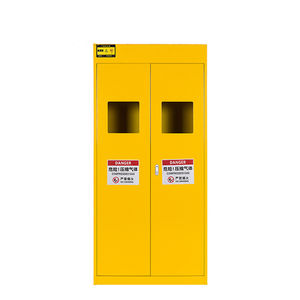 Armário de segurança industrial à prova de explosão de dois cilindros de gás resistente ao fogo sem alarme de vazamento Auto-<span class=keywords><strong>Leak</strong></span> Detector - Product Image 3