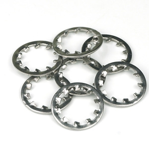 Baiguluo Internal Toothed Locking Washer 304 Stainless Steel M2 To M30 Anti Slip For Bolts - Product Image 1
