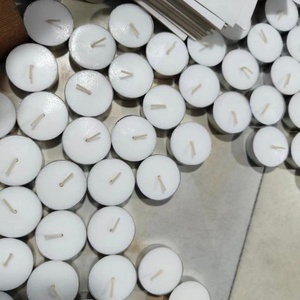 Bougies chauffe-plat artisanales en paraffine blanche, durée de combustion de 2 à 8 heures, pour la Saint-Valentin, le Nouvel An, les mariages et les décorations de fête - Product Image 3