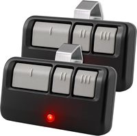 Control remoto para puerta de garaje con clip para visera, compatible con botones de aprendizaje de color rojo/naranja/morado/amarillo, modelos 893max, 891LM, 791LM, 371Lm, 81Lm