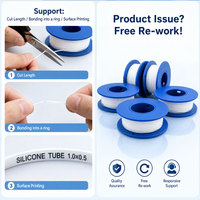 Tube capillaire en silicone sur mesure, tuyau micro-perforé de précision pour pompe péristaltique de laboratoire médical, pièces de transfert de fluides