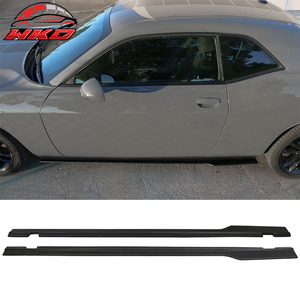 เหมาะสำหรับ Dodge Challenger Sxt รุ่นปี 15-23 สเกิร์ตข้างสีดำพื้นฐาน วัสดุ PP พร้อมดิฟฟิวเซอร์และลิ้นกันชน สำหรับตกแต่งภายนอกรถยนต์ - Product Image 1