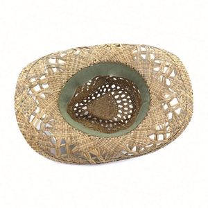 Sombrero de Vaquero con Plumas, Estilo Nuevo, Cómodo, Natural, Hueco, Sombrero Mexicano para las Cuatro Estaciones, Viajes, Fiestas, Deportes, Pesca, Negocios - Product Image 3