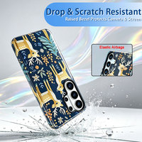 Funda Protectora para Teléfono con Diseño de Ciervo Forestal, Resistente al Desgaste, de PC+TPU, a Prueba de Golpes, para Galaxy Tab S9, con Botones Estables y Recortes Transparentes para el Altavoz