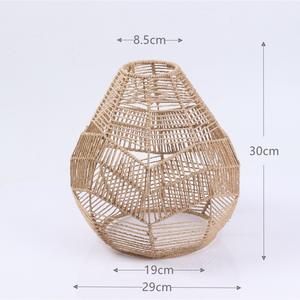 Bestseller Handmade Natural Woven Pendel leuchte Beleuchtung Küche Home Hotel Bar Restaurant Dekoration <span class=keywords><strong>Rattan</strong></span> Lampen schirm - Product Image 5