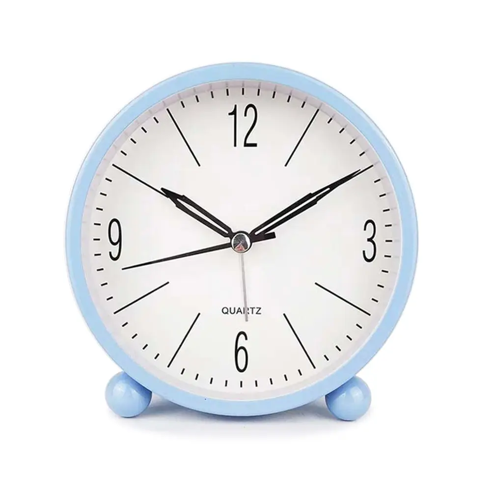 空白の時計を印刷するためのアンティークかわいいベッドサイドテーブルデスククロックカスタム片面時計