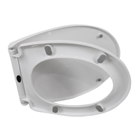 Couvre-siège de toilette en plastique Dayao, style moderne et simple, forme facile à installer, coussin de fermeture douce, plaque de protection, garantie de 2 ans