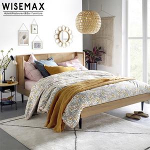 WISEMAX mobili stile giapponese solido in legno camera da <span class=keywords><strong>letto</strong></span> mobili in Rattan <span class=keywords><strong>letto</strong></span> <span class=keywords><strong>letto</strong></span> Design King Size <span class=keywords><strong>letto</strong></span> <span class=keywords><strong>letto</strong></span> in legno - Product Image 6