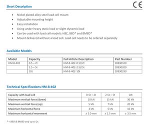 CÉLULA DE CARGA ZEMIC H8C7.5T/10T + Juego de módulos de aleación de acero Plataforma adecuada Pesaje - Product Image 5