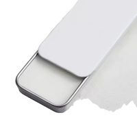 Mini boîte en métal avec couvercle coulissant emballage de conteneur de parfum solide à la menthe personnalisé Rectangle petite boîte de conserve coulissante à la menthe