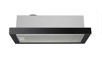 Campana Extractora Eléctrica Jilu de 150 CFM para Debajo del Gabinete, con Filtro de Aluminio y Deflector de Hierro Frío, Ventilada, para Uso Comercial y Doméstico, 245W, Negra