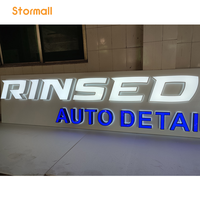Letrero 3D con Letras de Canal LED, Retroiluminado y con Iluminación Frontal, Letrero LED Grande Personalizado, Letrero para Tienda Minorista al Aire Libre, Letrero Arquitectónico para Negocios