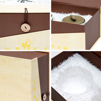 Boîte cadeau haut de gamme personnalisée, boîte en papier Flip Hard Shell, boîte d'emballage de thé écologique, personnalisée