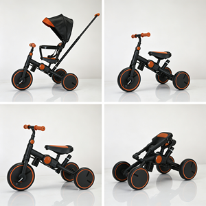 <span class=keywords><strong>Tricycle</strong></span> pour enfants <span class=keywords><strong>en</strong></span> plastique multifonctionnel et sûr, hauteur réglable, pédale antidérapante, léger, pliable - Product Image 3
