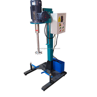 Mélangeur de dispersion de peinture à base d'eau à grande vitesse 2.2KW Mélangeur de dispersion de peinture à l'huile à vitesse variable pour pâte de couleur